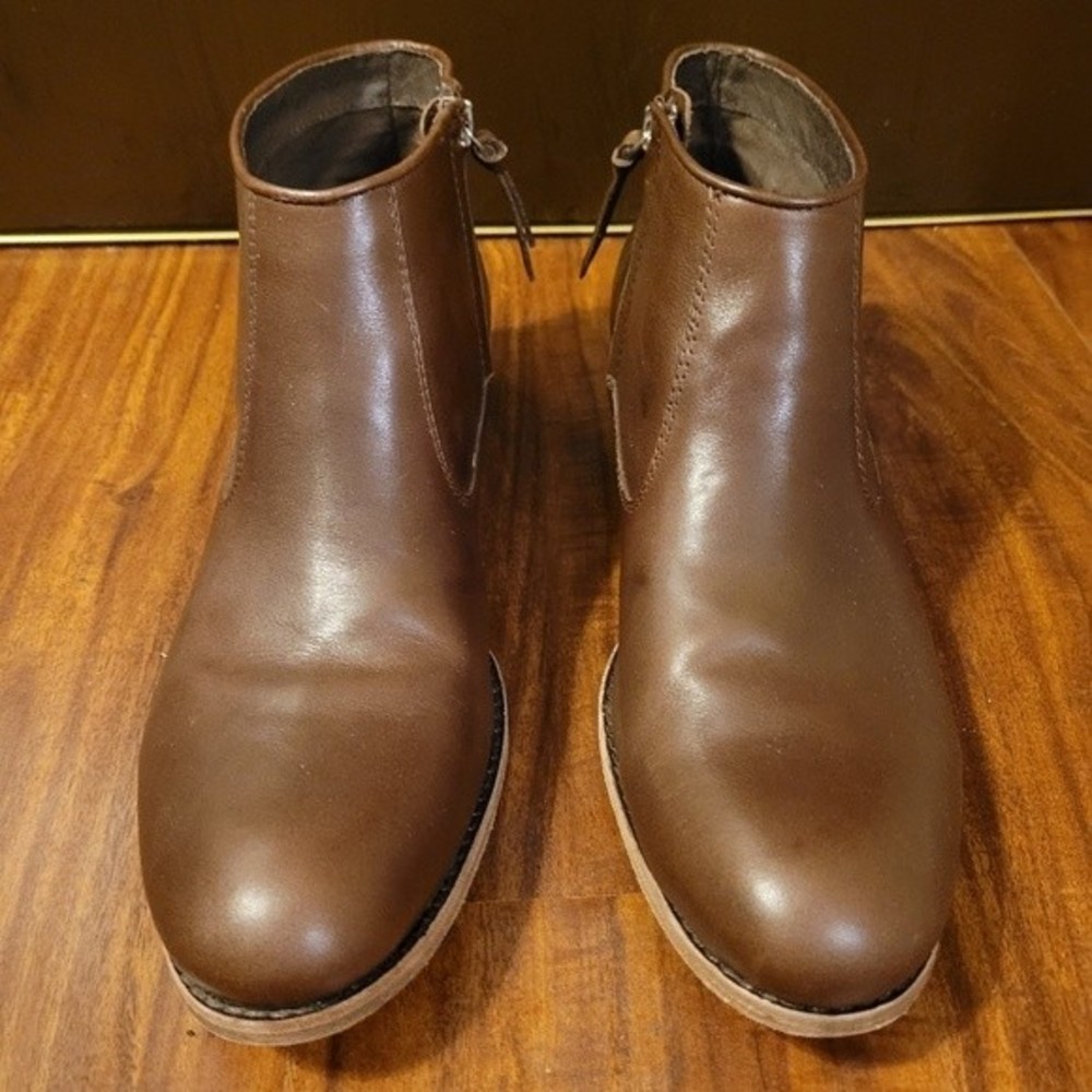 Dolce Vita Ella Brown Leather Booties